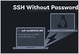 Configure SSH for login without a password